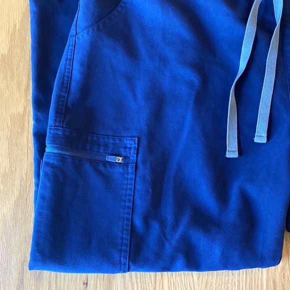 FIGS Yola Skinny Scrub Pants Navy Blue Large - Picture 9 of 16